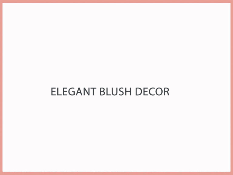 Elegant Blush